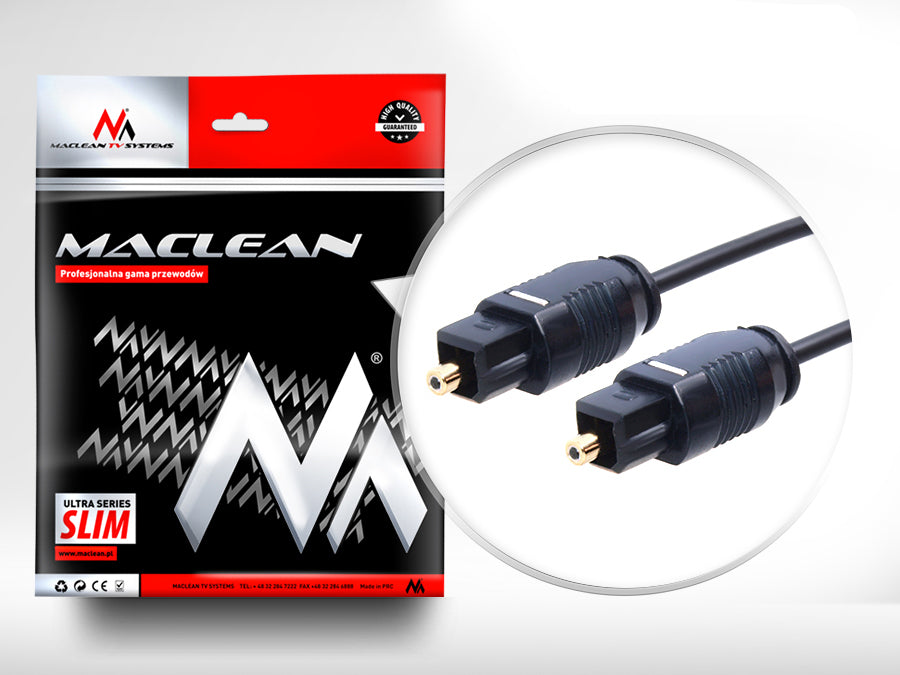 Maclean - MCTV-750 / Toslink - Toslink / 0,5 Meter