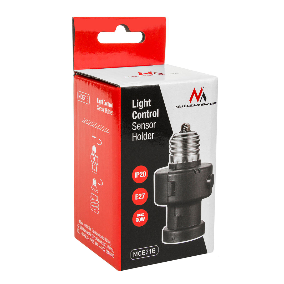 Maclean Energy MCE21B Dämmerungssensor für Glühlampe IP20 Klasse