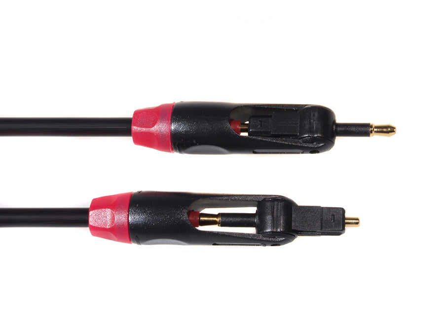 Maclean TV Systems Drehbares 2in1 Toslink Kabel  0,5m bis 3m