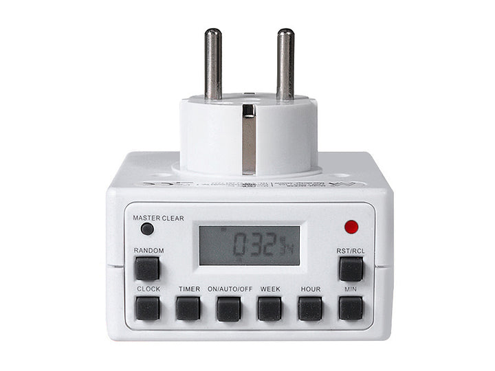 Maclean Energy MCE30 Programmierbare digitale Zeitschaltuhr 3600W 10 Programme