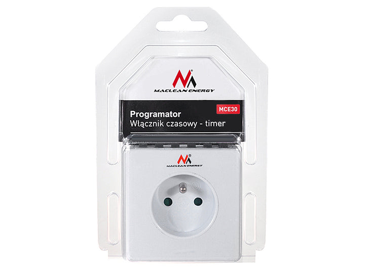 Maclean Energy MCE30 Programmierbare digitale Zeitschaltuhr 3600W 10 Programme