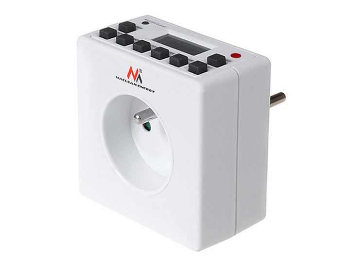 Maclean Energy MCE30 Programmierbare digitale Zeitschaltuhr 3600W 10 Programme