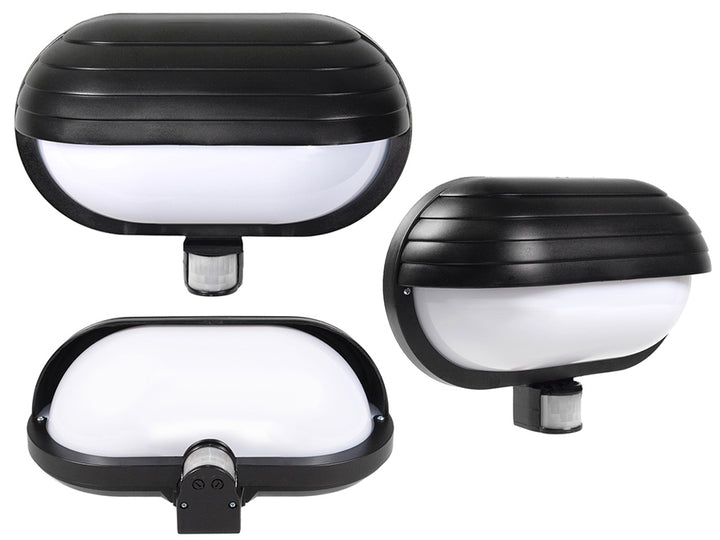 Wandleuchte Maclean, mit PIR-Sensor, max. 60 W, 180°, MCE33B