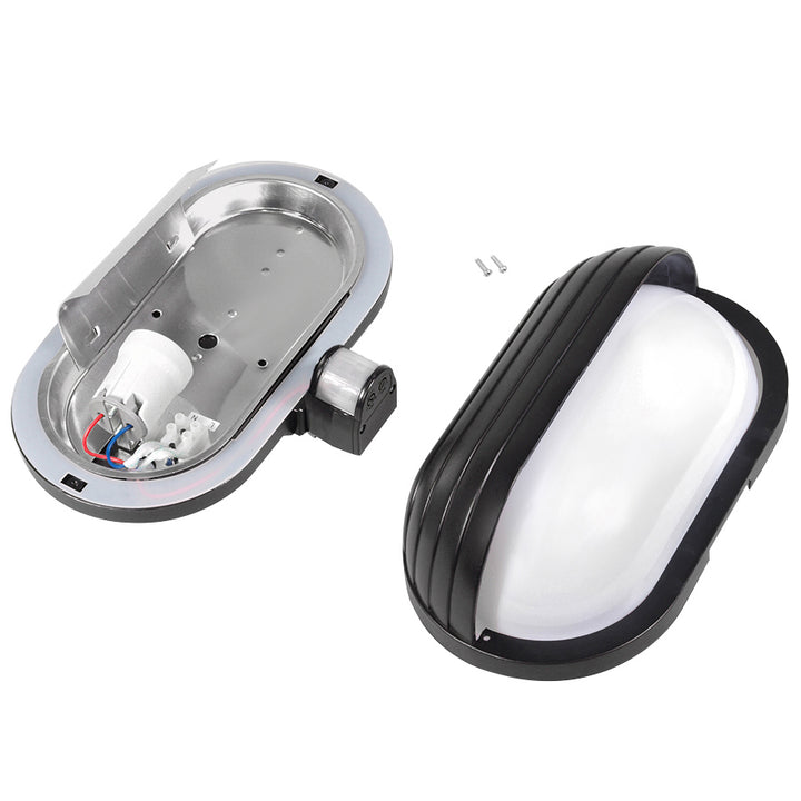 Wandleuchte Maclean, mit PIR-Sensor, max. 60 W, 180°, MCE33B