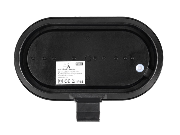 Wandleuchte Maclean, mit PIR-Sensor, max. 60 W, 180°, MCE33B