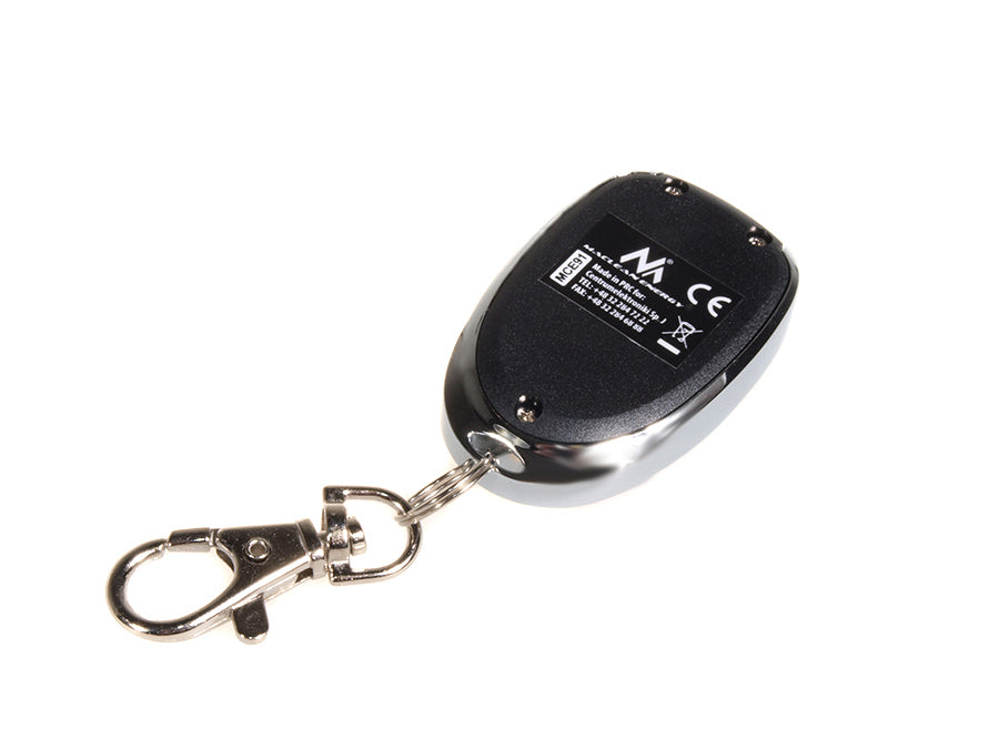 Maclean MCE91 Fernbedienung kompatibel mit Nice-One, Nice-Flors, DiTEC, V2, Selbstkopierende, variabler Code, Frequenz 433.92Mhz
