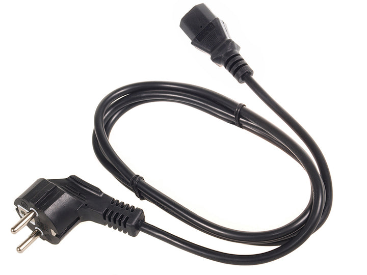 Maclean power cable, 3 pin, IEC C13, EU plug, 1.5m, MCTV-691