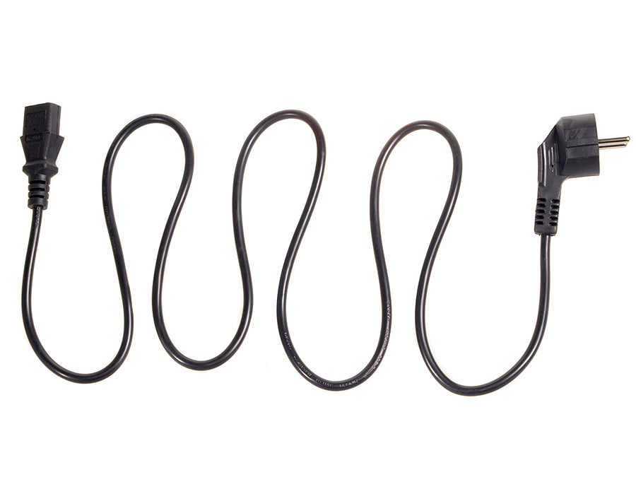 Maclean power cable, 3 pin, IEC C13, EU plug, 1.5m, MCTV-691