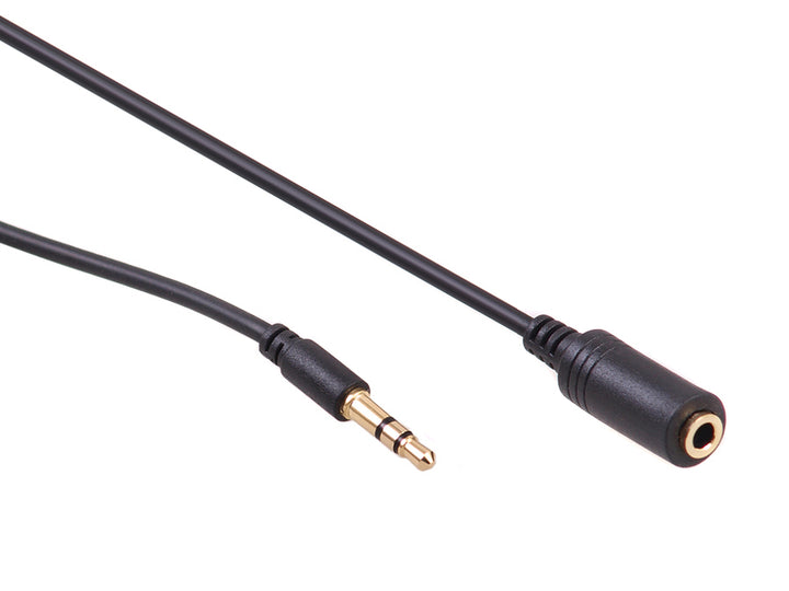 3,5-mm-Stecker-Buchse 15m MCTV-823 - Stereo-Klinkenstecker-Verlängerung - vergoldeter Stecker
