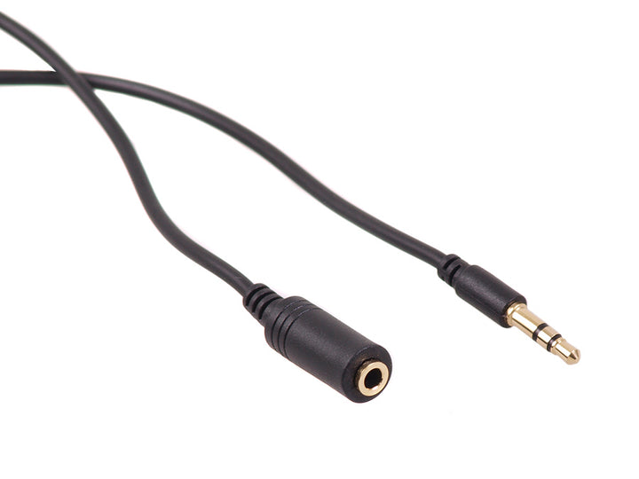 3,5-mm-Stecker-Buchse 15m MCTV-823 - Stereo-Klinkenstecker-Verlängerung - vergoldeter Stecker