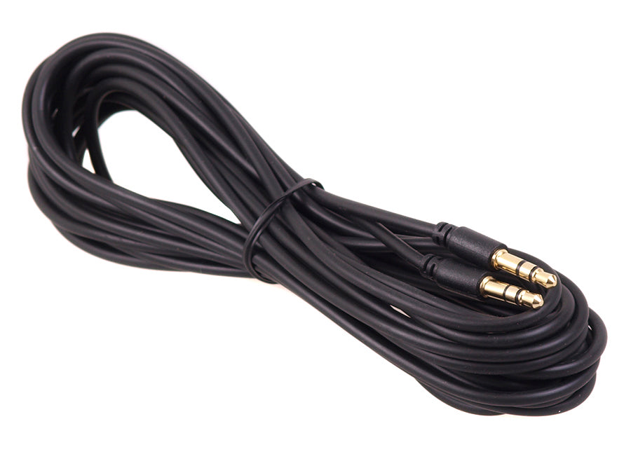 Maclean MCTV-815 Klinke 3,5mm Stecker-Stecker Kabel 1,5m schwarz