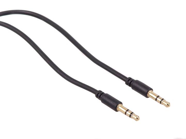 Maclean MCTV-815 Klinke 3,5mm Stecker-Stecker Kabel 1,5m schwarz