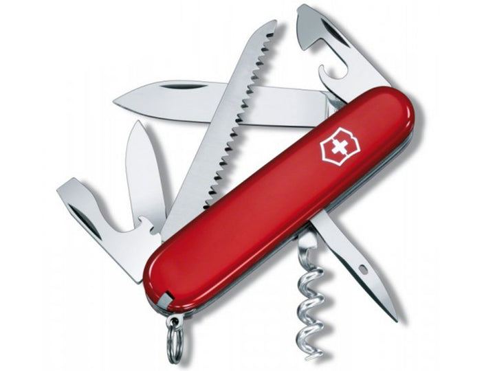 VICTORINOX 1.3613 CAMPER-Taschenmesser 13 unverzichtbarer Begleiter für Picknicks und Berge