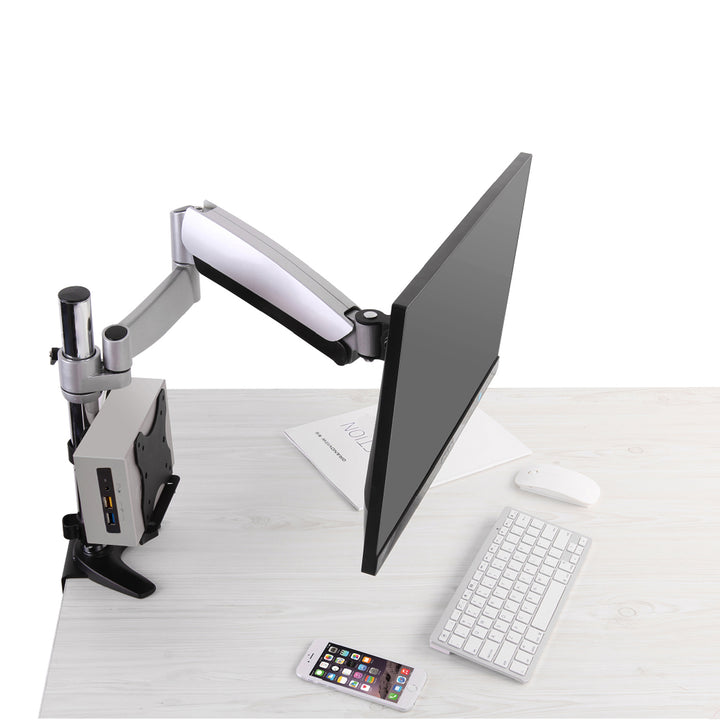 Maclean Brackets MC-720 Universalhalter für Minicomputer NUC MAC Mini CPU max. 5kg schwarz