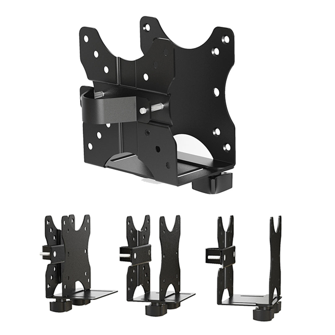 Maclean Brackets MC-720 Universalhalter für Minicomputer NUC MAC Mini CPU max. 5kg schwarz