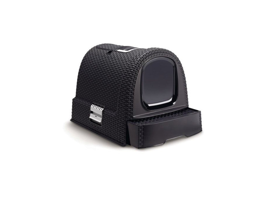 Curver - Katzentoilette - Anthrazit - 51 x 38,5 x 39,5 cm