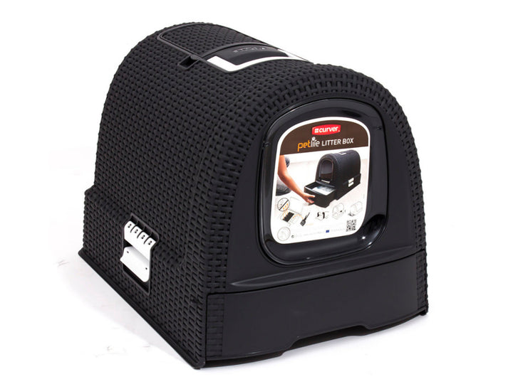 Curver - Katzentoilette - Anthrazit - 51 x 38,5 x 39,5 cm