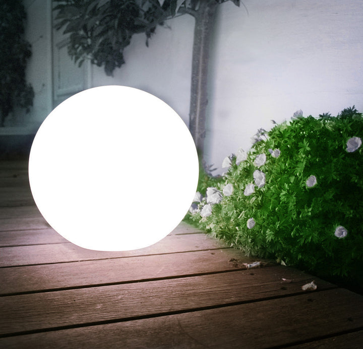 GreenBlue GB121 Freistehende LED Solar-Gartenlampe weiß