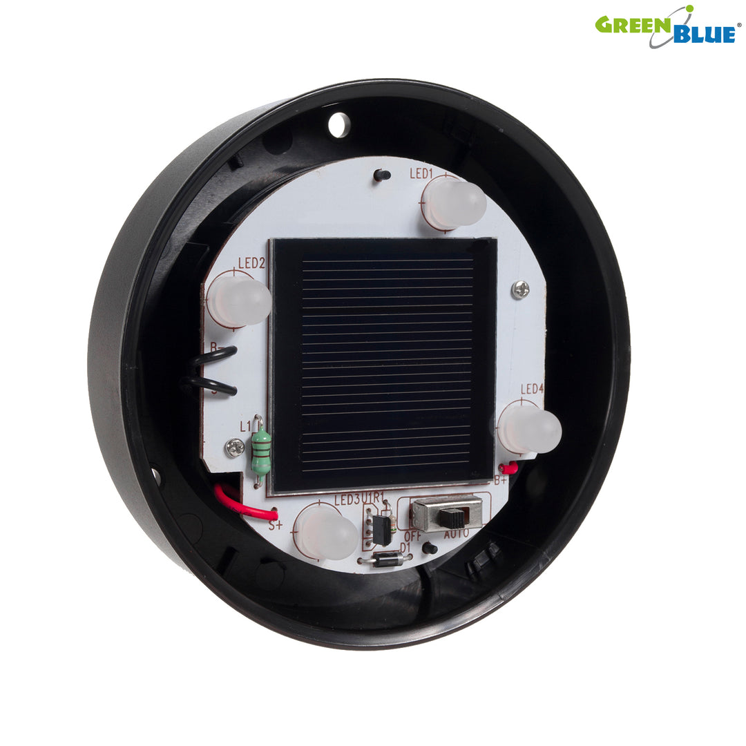 GreenBlue GB123 Freistehende Solar-Gartenkugellampe 20x20x53cm 1,2 V IP44 weiß