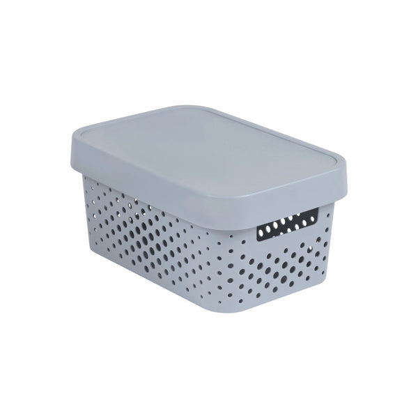 Curver Infinity 4.5L Durchbrochener Behälter mit Deckel Grau