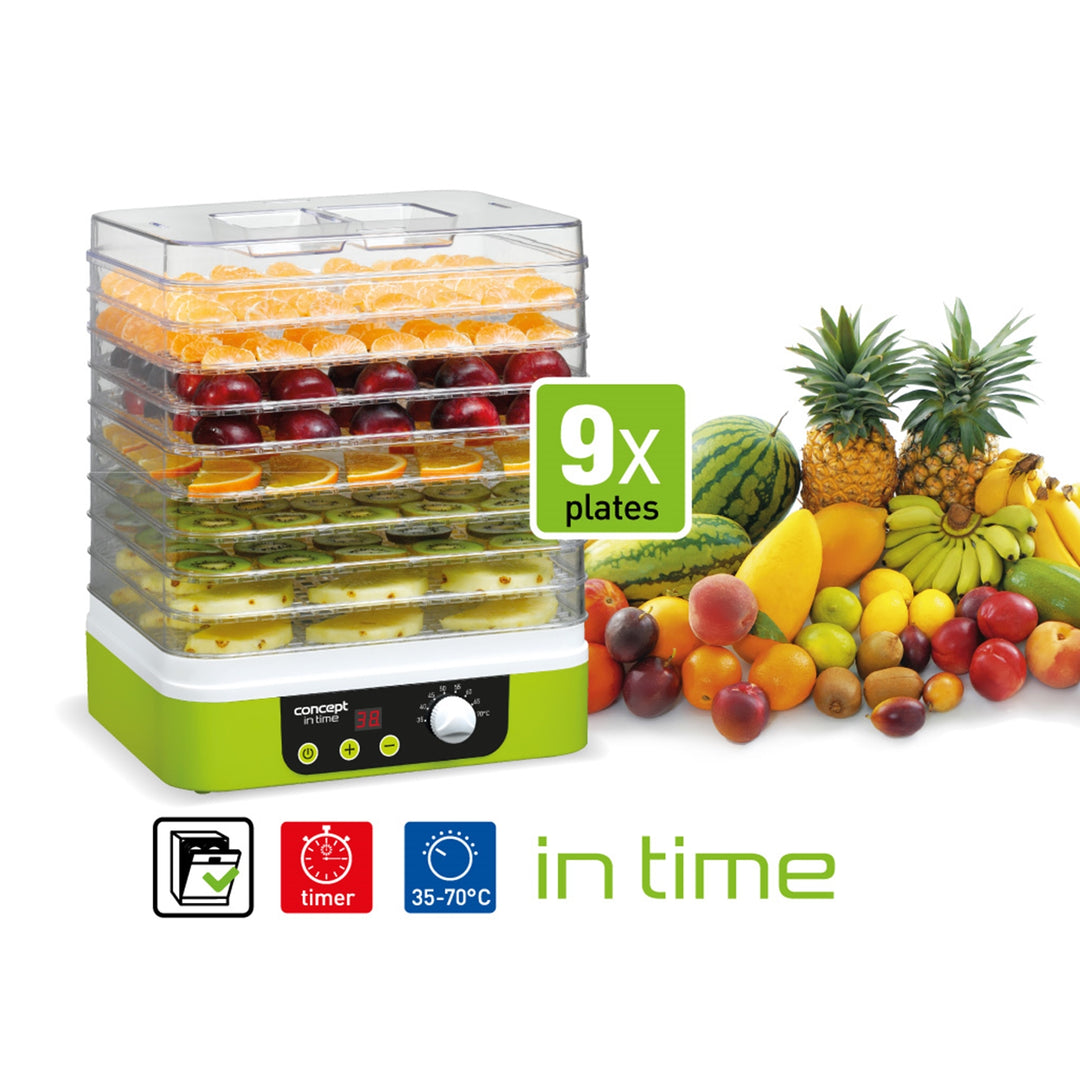 Concept SO 1060 Dörrer: Obst, Gemüse, Pilze, Kräuter, Blumen und Fleisch
