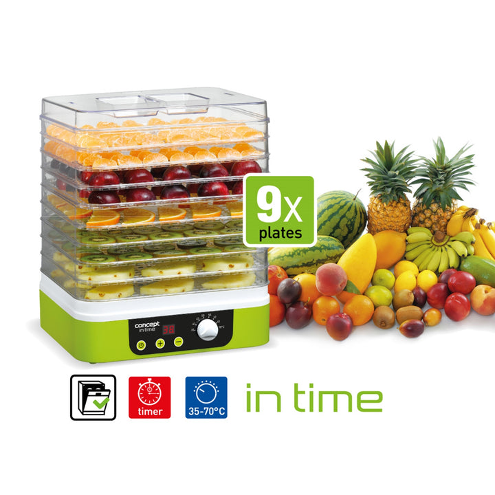 Concept SO 1060 Dörrer: Obst, Gemüse, Pilze, Kräuter, Blumen und Fleisch