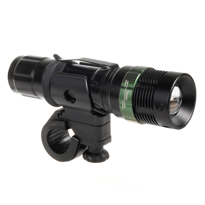 Maclean LED-Taschenlampe, Fahrrad, Ladegerät-Set, Cree 200 Lumen, MCE175