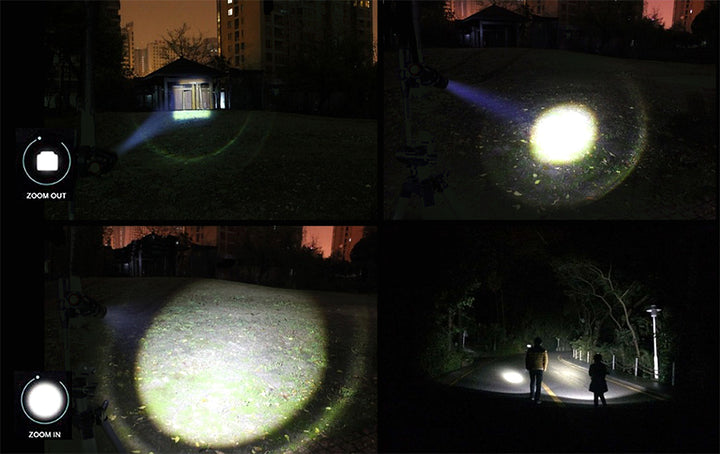 Maclean LED-Taschenlampe, Fahrrad, Ladegerät-Set, Cree 200 Lumen, MCE175