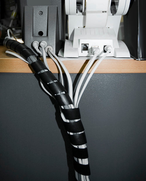 Maclean Kabelabdeckung, Maskierung, (20.4*22mm), 3m, Silberspirale, MCTV-687S