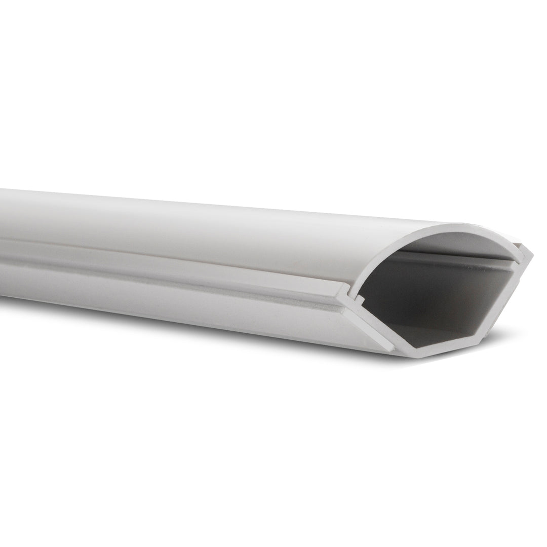 Abdeckband Maclean, Kabelkanal, Mit Band, Weiß, 1,5m 73*42mm, MCTV-577