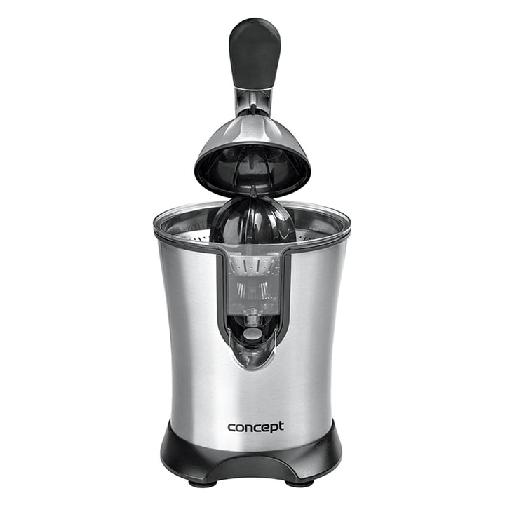 elektrische Zitruspresse hochwertig Edelstahl Hausgerät Hebelarm Concept bequem 750 ml