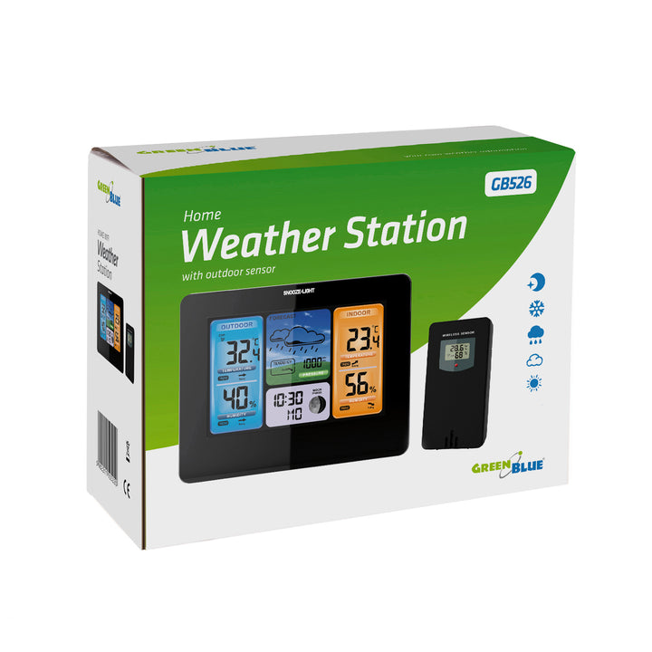 Funkwetterstation mit DCF-System - GreenBlue GB526