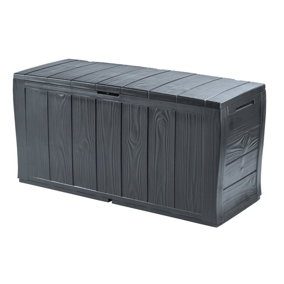 Keter Sherwood 270L  Gartenbox Aufbewahrung Anthrazit