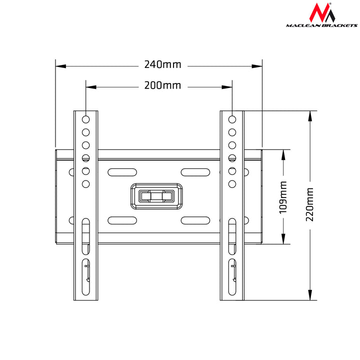 Maclean MC-777 - Wandhalterung für LCD LED Plasma TV Fernseher