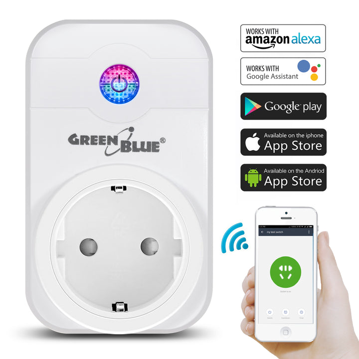GreenBlue GB155G - Kompatibel mit Amazon Alex und Google Home