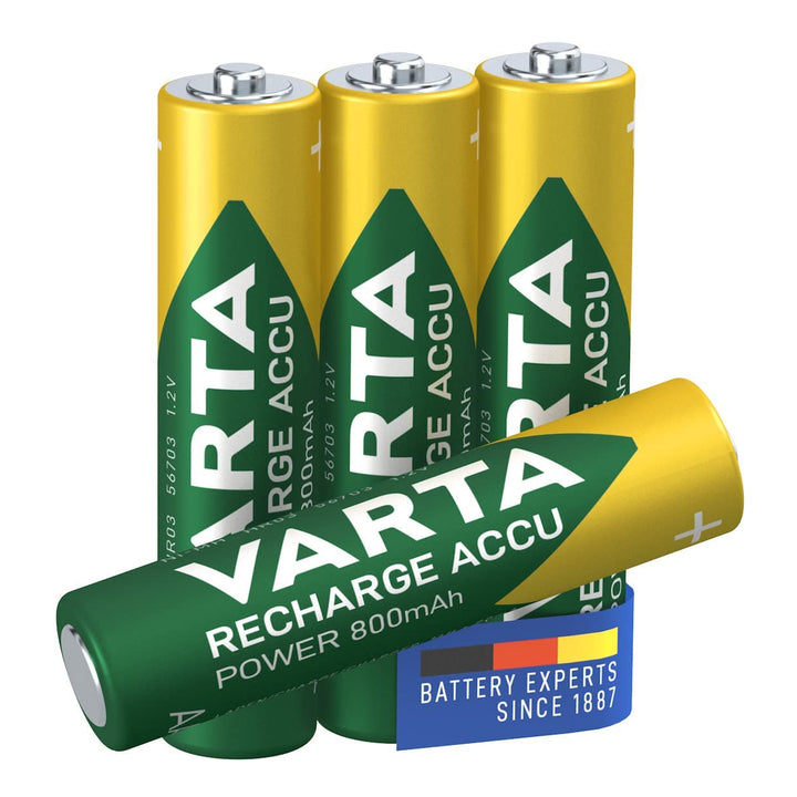Accu Power 4x Akkus Varta Ready2use R03 AAA 800mAh NiMH