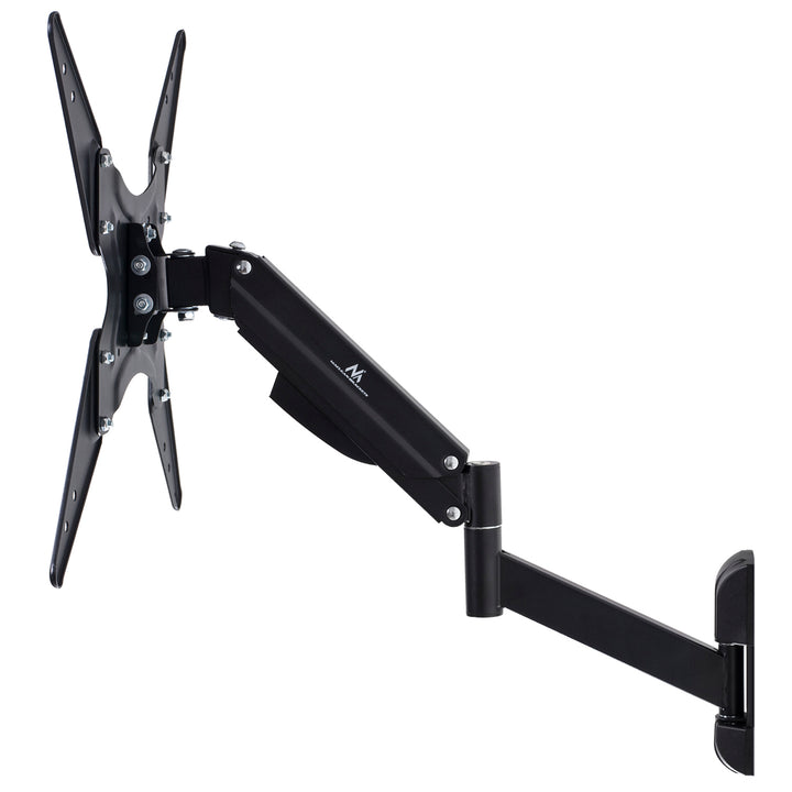 Maclean TV-Halterung, für TV oder Monitor, Gasfeder, 2 Arme, Höhenverstellung 25cm, 32"-55", 22kg, Schwarz, MC-784