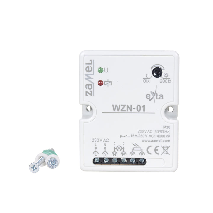 Aufputz-Dämmerungsschalter ohne Sonde Zamel WZN-01