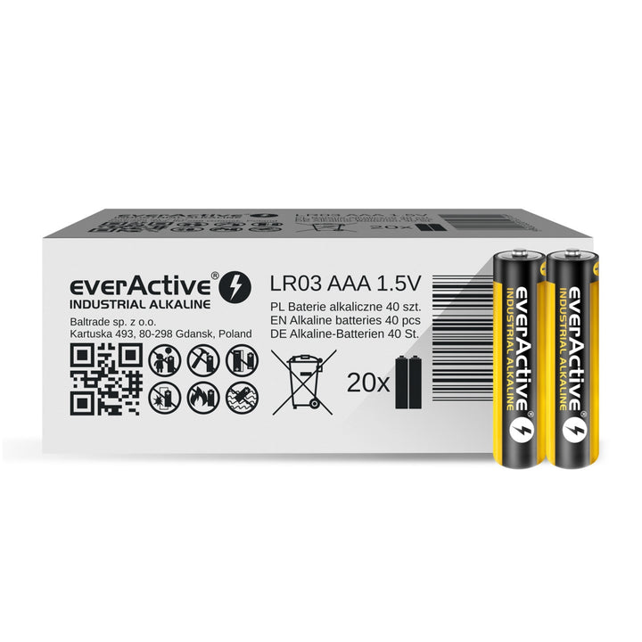 everActive Industrial - die zweite, verbesserte Generation zuverlässiger Alkalibatterien