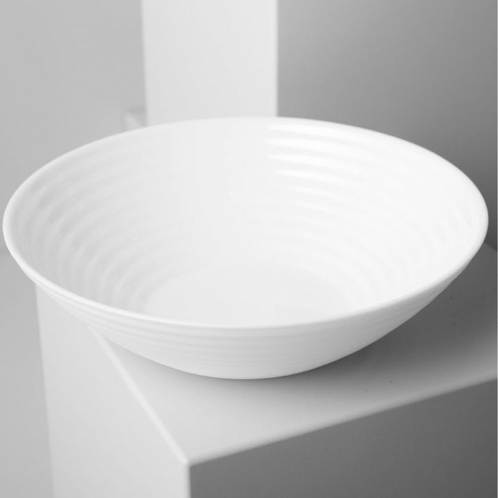 Luminarc 06455 20cm runde Salatschüssel weiß aus weißem gehärtetem Glas