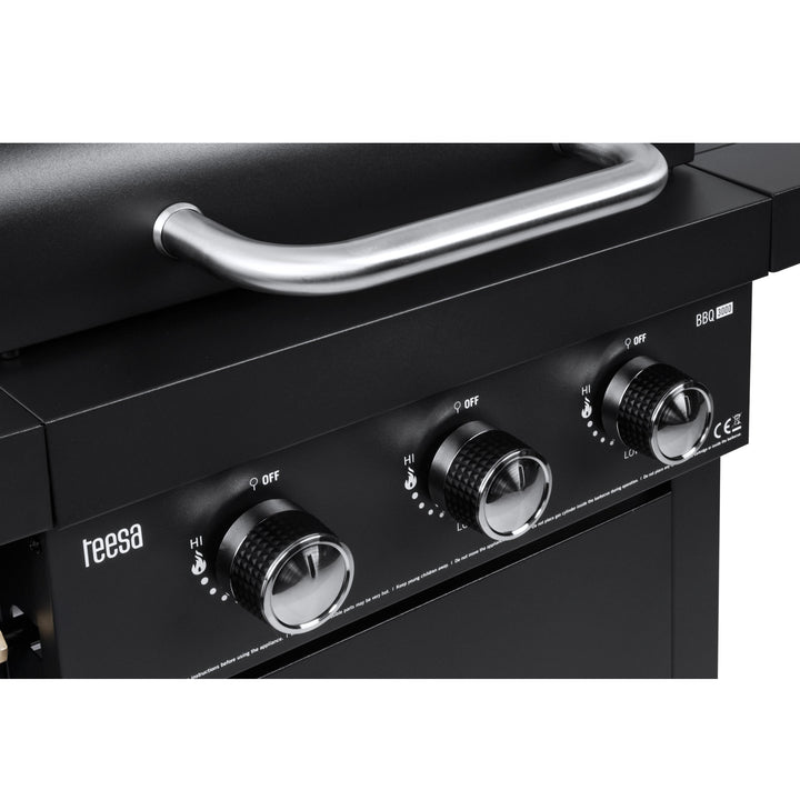 Teesa TSA0081 - Gasgrill / Grill 3000 mit 3 Brennern