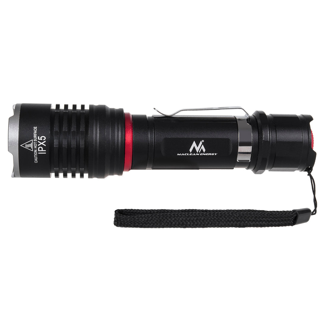 Maclean Energy MCE220 - Mit aufladbarem Akku u. Fahrradhalterung