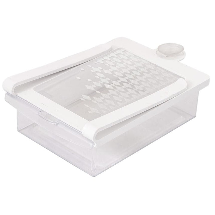 Kühlschrank Schublade Organizer mit Saugnapf Regal Halter Box Aufbewahrungsbox BPA Frei