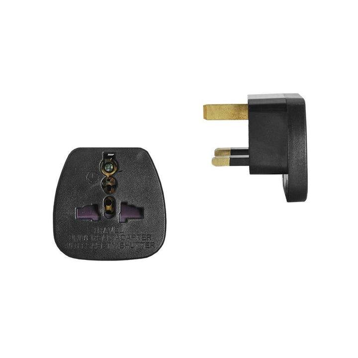 Universalstecker ,Steckdosenadapter, Reiseadapter UK schwarz LX6089