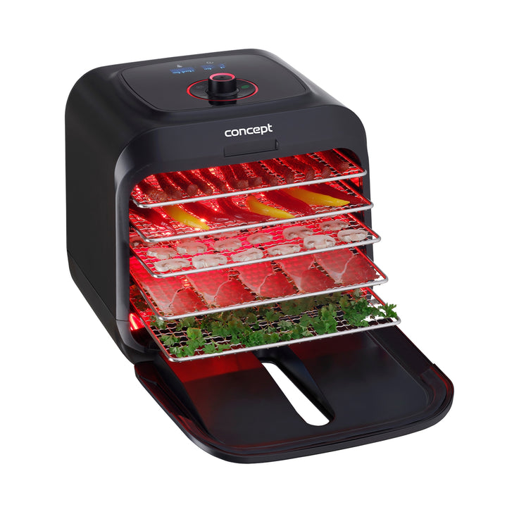 Concept Infra 500W Lebensmitteltrockner: Obst, Gemüse, Pilze, Kräuter, Blumen und Fleisch
