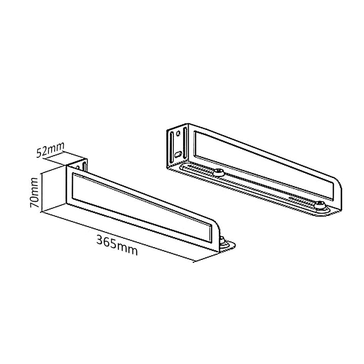 Maclean Brackets MC-807 - auch für Grillofen, Kaffeautomat, Backofen, Drucker, DVD-Player uvm.