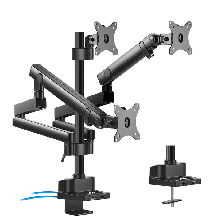Maclean Brackets MC-811 - mit Gasfeder u. Kabelmanagemanet-System