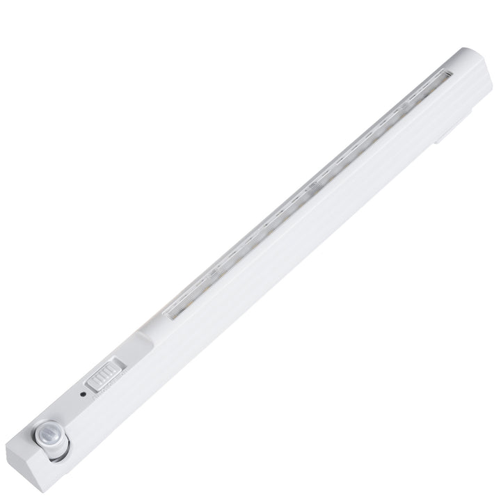 Maclean MCE235 LED Kabinettlicht mit PIR Bewegungsmelder 3m Reichweite Schranklampe Küchenlampe Kleiderschrank Beleuchtung Auto On/Off 4000K