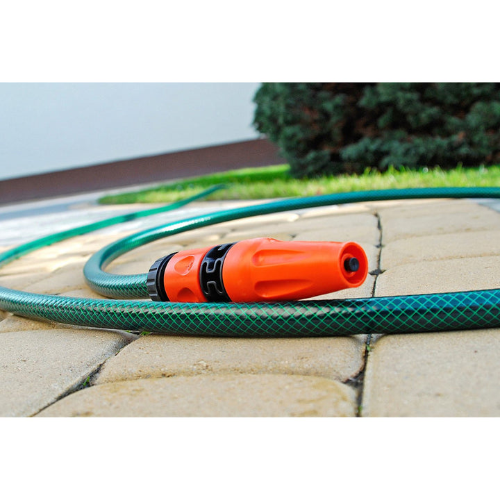 3-lagiger Gartenschlauch-Kit  20m 1/2" Transparent Grün