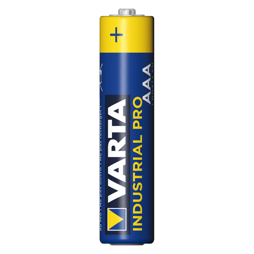 40x Alkalibatterie Varta Industrial LR03/AAA Folie